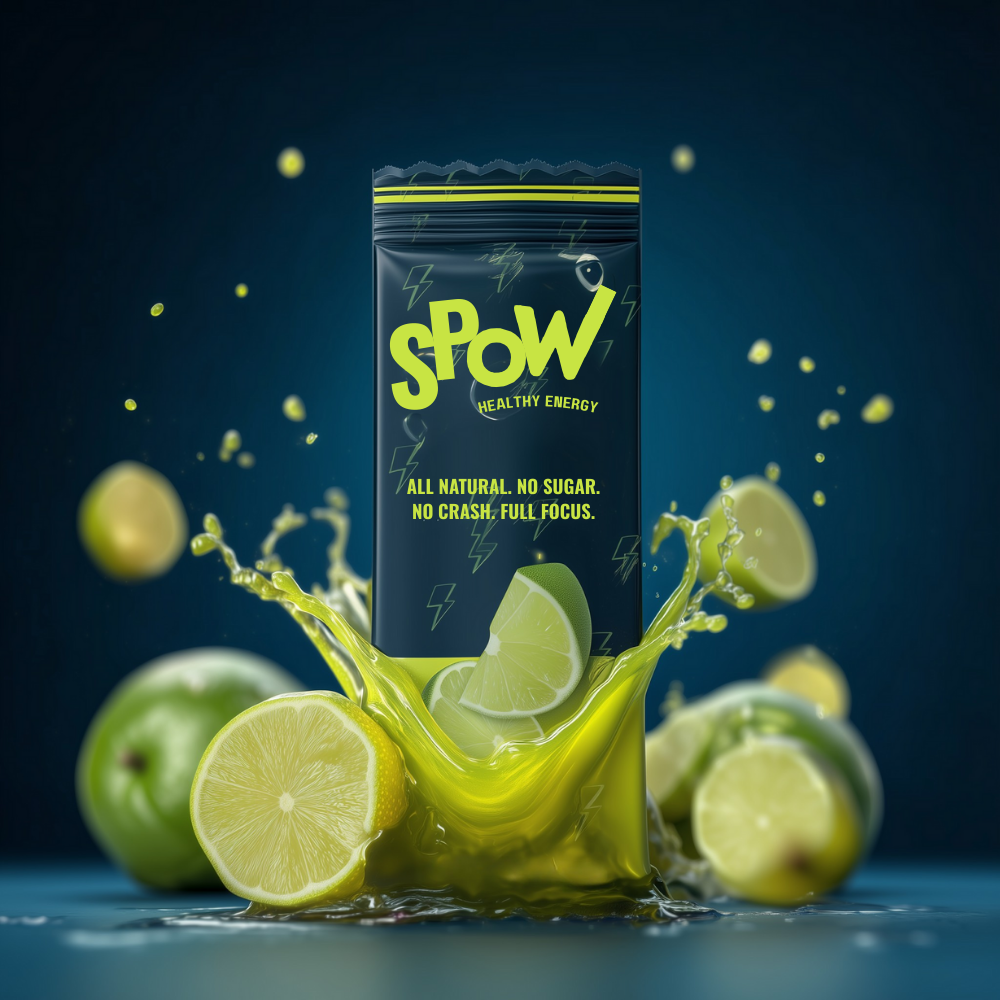 SPOW Focus and Energy - Sour Candy Lime - Box of 10